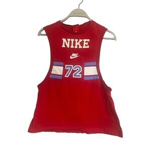 Nike 72 Red Sleeveless Tank Top small